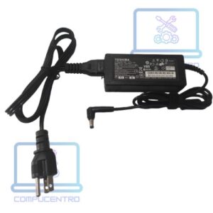 Cargador Toshiba 19V 3.42A Punta semi gruesa negra en forma de L 5.5x2.5